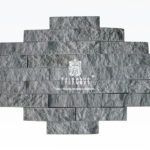 Плитка из натурального камня «Дикий камень», 200x50x20мм, талькомагнезит