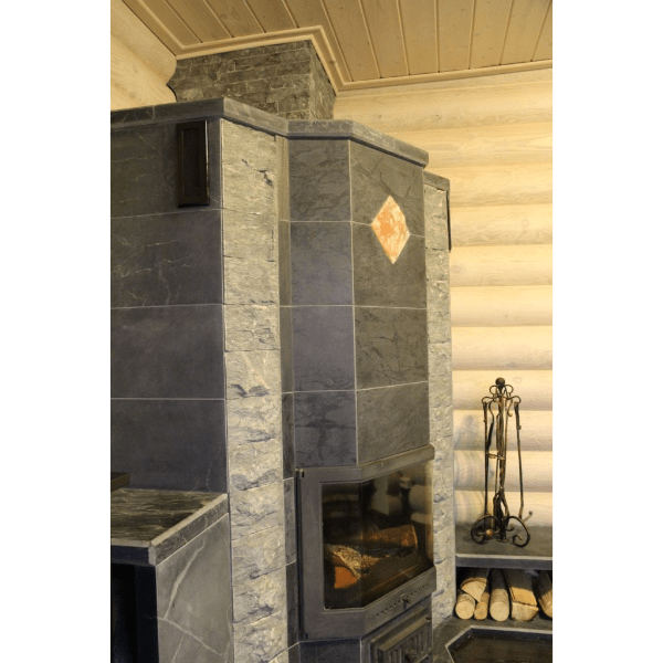 Теплонакопительная печь-камин Talkorus Ajax серии Северная Карелия